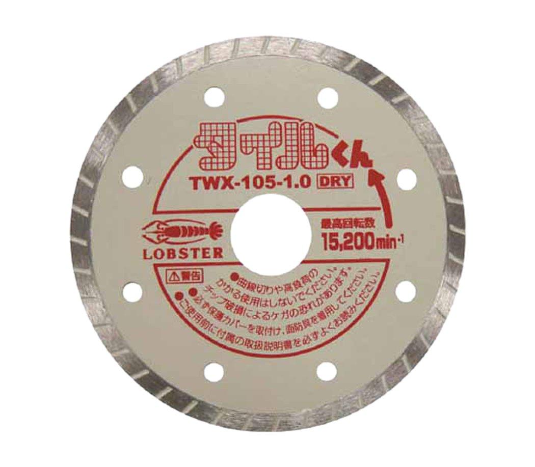 LOBTEX Diamond Wheel Tilekun Wave Type 100mm TWX10510
LOBTEX Diamond Wheel Tilekun Wave Type 100mm TWX10510