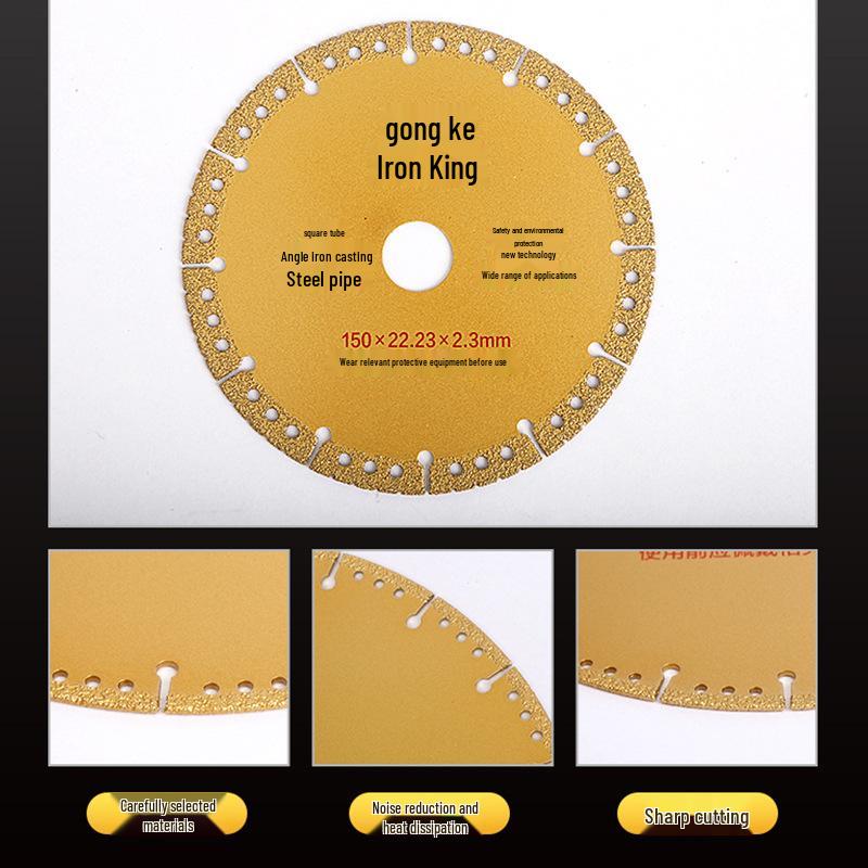 Metal Cutting Disc for Rebar, Cast Iron, Stainless Steel, and Angle Iron Saw and Grinding Blade 100 mm x 20 mm x 5 pcs
Metal Cutting Disc for Rebar, Cast Iron, Stainless Steel, and Angle Iron Saw and Grinding Blade 100 mm x 20 mm x 5 pcs