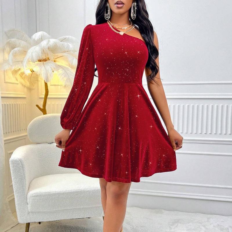 Мода Новий Косий Комір Елегантна Сексуальна Сукня Жіноча Довгий Рукав З Відкритими Плечима А-Силует Повсякденні Вечірні Сукні Жіночі Однотонна Вінтажна З Високою Талією Жіноча Сукня 25844 XXL червоний
Мода Новий Косий Комір Елегантна Сексуальна Сукня Жіноча Довгий Рукав З Відкритими Плечима А-Силует Повсякденні Вечірні Сукні Жіночі Однотонна Вінтажна З Високою Талією Жіноча Сукня 25844 XXL червоний