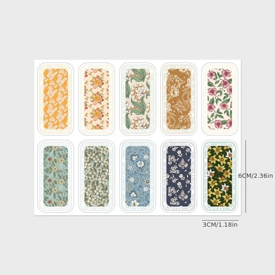 100Ppcs/Special-Shaped Flower Rectangular Sticker Gift Box Gift Bag Sealing Paste Adhesive Sticker Packaging Stickers
100Ppcs/Special-Shaped Flower Rectangular Sticker Gift Box Gift Bag Sealing Paste Adhesive Sticker Packaging Stickers