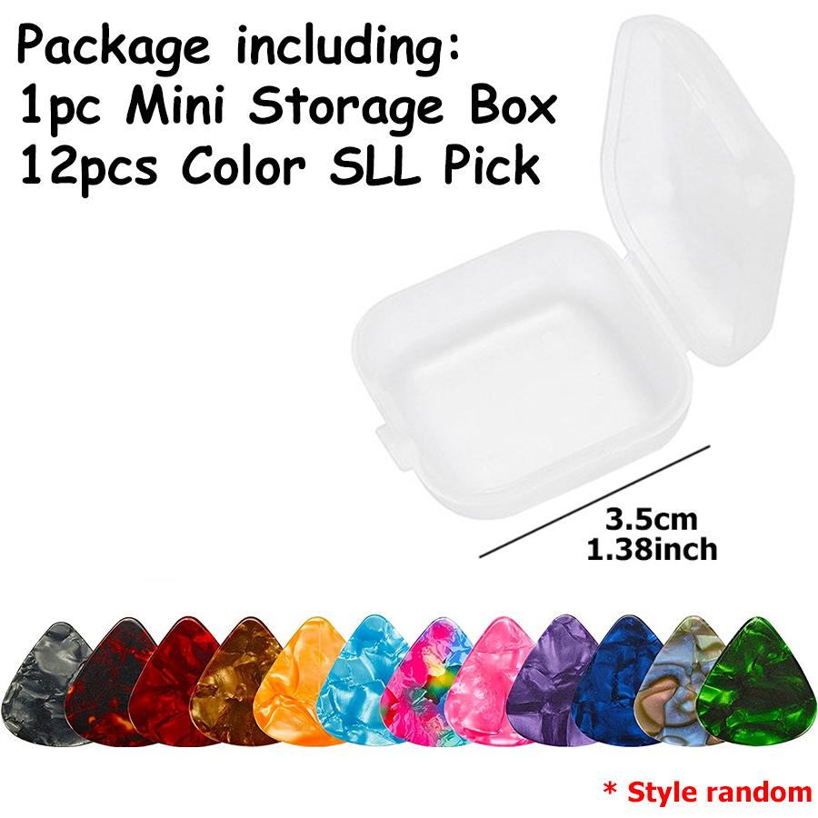 12pcs 0.5mm SLL Guitar Pick & 3.5cm Mini Storage Box ABS Pick for Guitar Ukulele Bass Musical Instrument Performance Accessories
12pcs 0.5mm SLL Guitar Pick & 3.5cm Mini Storage Box ABS Pick for Guitar Ukulele Bass Musical Instrument Performance Accessories
