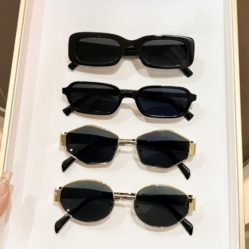 4 Pieces of Women s and Men s Casual Retro Classic Fashion Glasses Suitable for Music Festivals Street Pography Parties
4 Pieces of Women s and Men s Casual Retro Classic Fashion Glasses Suitable for Music Festivals Street Pography Parties