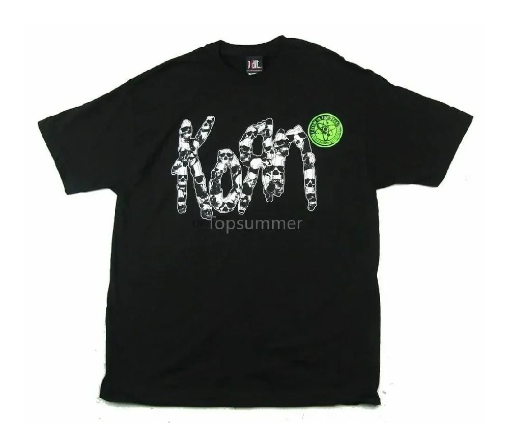 Korn Glow In The Dark Skulls Logo Black T Shirt New Giant Nos 2001 XXXXXL чорний
Korn Glow In The Dark Skulls Logo Black T Shirt New Giant Nos 2001 XXXXXL чорний