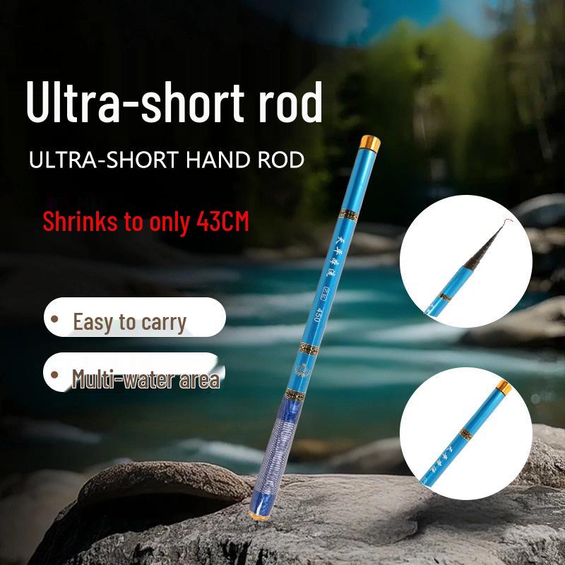 Удочка Carbon Stream Pocket - Жесткая 28 и 19-тональная короткосоставная ручная удочка 3.6m синий
Удочка Carbon Stream Pocket - Жесткая 28 и 19-тональная короткосоставная ручная удочка 3.6m синий