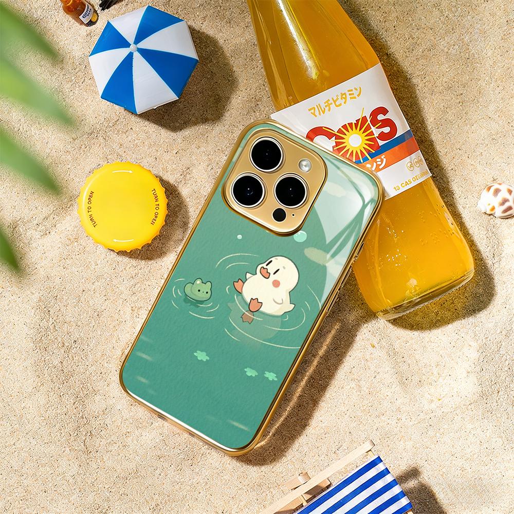 Cute cartoon duck girly pattern Phone Case For iphone 17 16 15 14 13 12 11Pro Plus Max Gold-plated glass Phone Case iPhone 15 Pro Max
Cute cartoon duck girly pattern Phone Case For iphone 17 16 15 14 13 12 11Pro Plus Max Gold-plated glass Phone Case iPhone 15 Pro Max