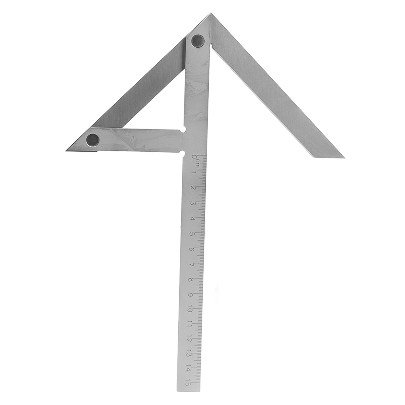 Center Angle Gauge Stainless Steel Centering Squares Gauges for Circular Plate 150x130mm
Center Angle Gauge Stainless Steel Centering Squares Gauges for Circular Plate 150x130mm