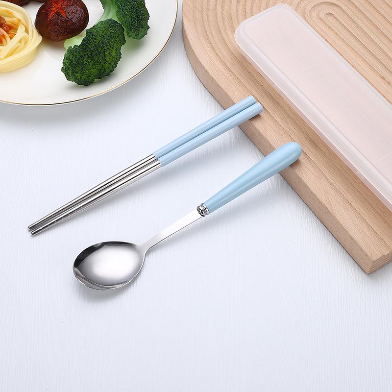 Stainless Steel Cutlery Set - Three-Piece Cartoon Design with Chopsticks, Spoon, and Fork
Stainless Steel Cutlery Set - Three-Piece Cartoon Design with Chopsticks, Spoon, and Fork