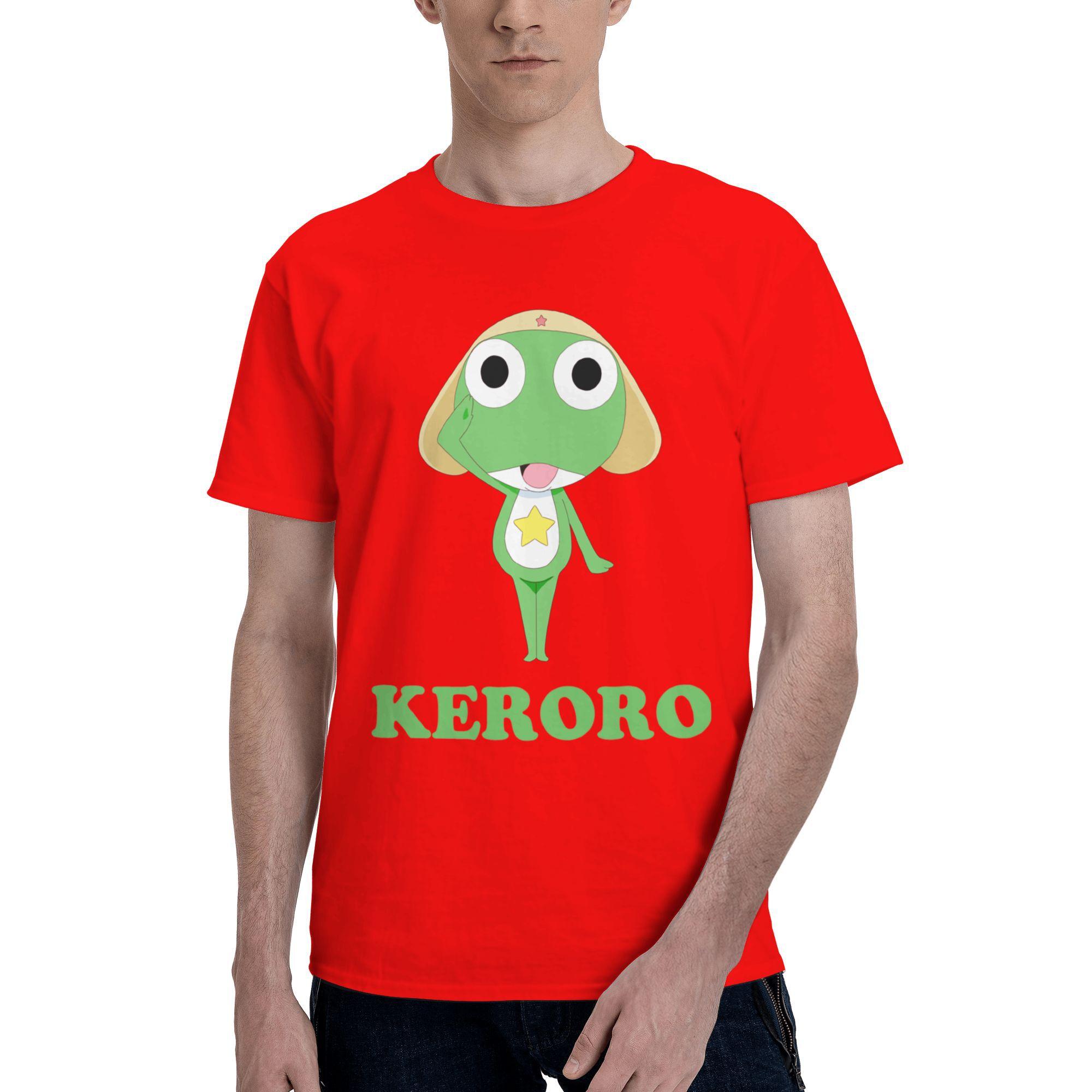 Custom Mens Keroro T Shirts Short Sleeves Cotton Tshirt Streetwear Tshirt Leisure Frog Keroro Cartoon Tees Loose Fit Clothes S
Custom Mens Keroro T Shirts Short Sleeves Cotton Tshirt Streetwear Tshirt Leisure Frog Keroro Cartoon Tees Loose Fit Clothes S