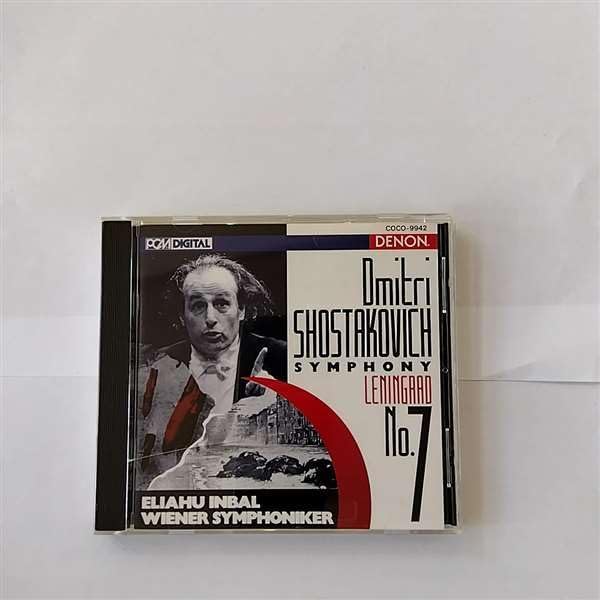 CD ELIAHU INBAL, WIENER SYMPHONIKER - Shostakovich Symphony No7 In C Majo COCO9942PROMO DENON 1992 Japan ObiClassical Used
CD ELIAHU INBAL, WIENER SYMPHONIKER - Shostakovich Symphony No7 In C Majo COCO9942PROMO DENON 1992 Japan ObiClassical Used