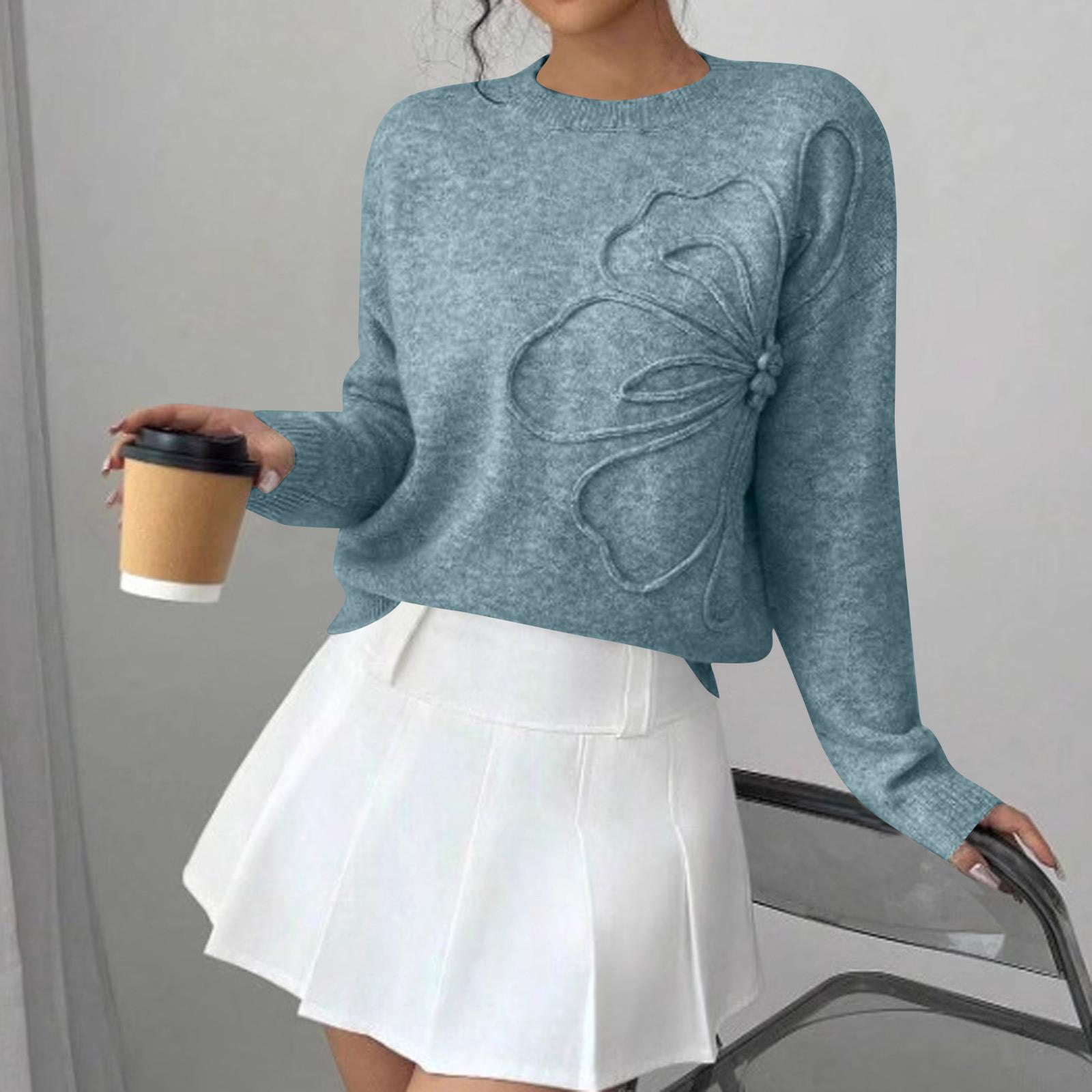 Sweaters For Women Button Long Sleeve Knit Sweater Coats With Pockets XL небо синє кольору
Sweaters For Women Button Long Sleeve Knit Sweater Coats With Pockets XL небо синє кольору