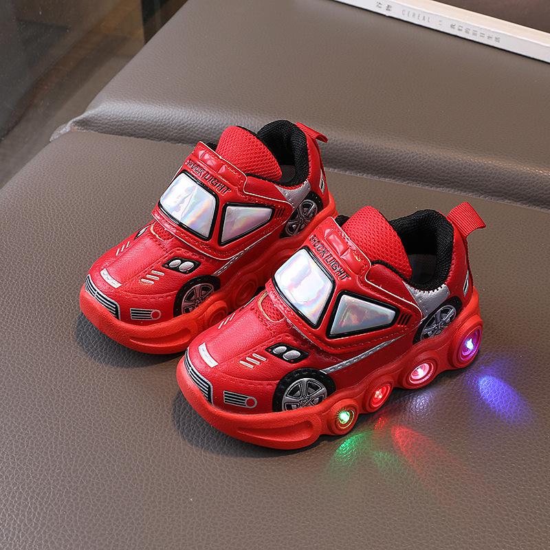 Kids Casual Shoes Led Light Car Club Cartoon PU Leather Spring Shoes For Children Anti-slip Red Blue Shoes Size 21-30 30
Kids Casual Shoes Led Light Car Club Cartoon PU Leather Spring Shoes For Children Anti-slip Red Blue Shoes Size 21-30 30