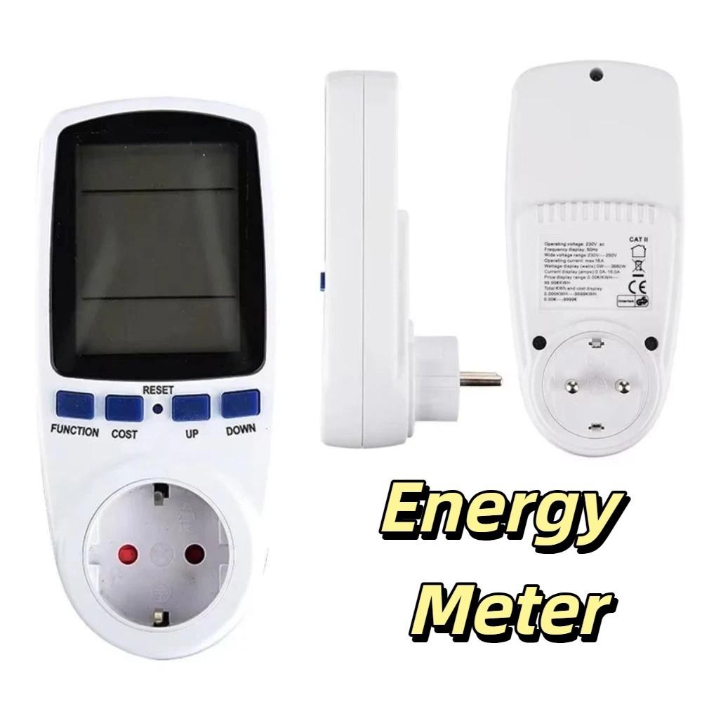 220V 110V Digital LCD Wattmeter EU/AU/UK/FR/US Plug Digital Display AC Power Meter Durable LCD Screen Energy Meter EU
220V 110V Digital LCD Wattmeter EU/AU/UK/FR/US Plug Digital Display AC Power Meter Durable LCD Screen Energy Meter EU