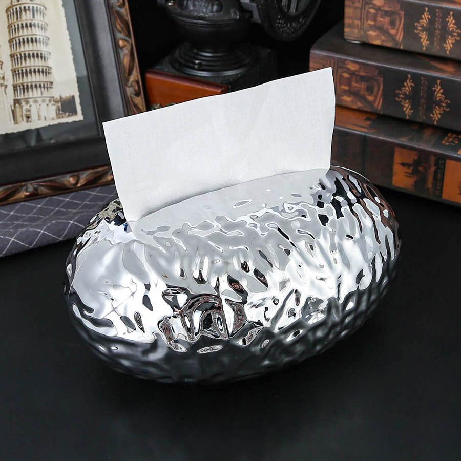Simple Egg-Shaped Tissue box luxury Plastic Cardboard Box Holder for household living room dining table napkin storage box серебряный
Simple Egg-Shaped Tissue box luxury Plastic Cardboard Box Holder for household living room dining table napkin storage box серебряный