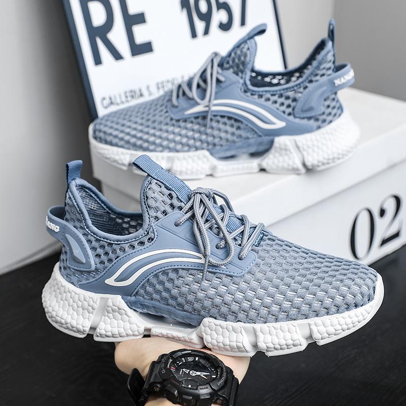 Summer hollow mesh shoes men s 2025 new trend breathable mesh thin waterproof lightweight soft sole casual sports shoes 44 синий
Summer hollow mesh shoes men s 2025 new trend breathable mesh thin waterproof lightweight soft sole casual sports shoes 44 синий