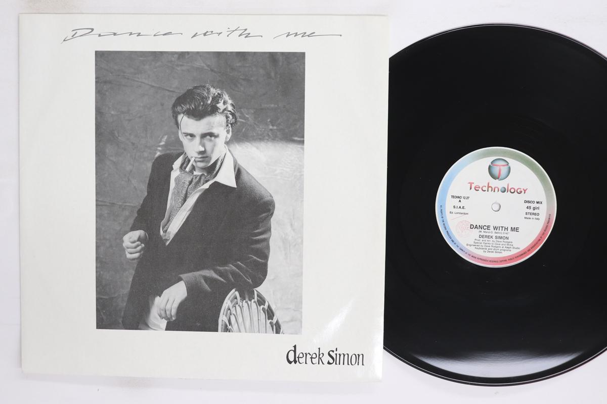 12inch Record DEREK SIMON Dance With Me TECHNO1227 Technology 1988 Italy Dance Electronica Used
12inch Record DEREK SIMON Dance With Me TECHNO1227 Technology 1988 Italy Dance Electronica Used