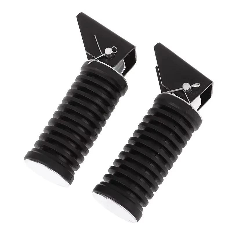 Ride Like a Pro! Folding Footpegs Give You Perfect Leg Position - Non-Slip Surface for Off-Road & Street Riding.
Ride Like a Pro! Folding Footpegs Give You Perfect Leg Position - Non-Slip Surface for Off-Road & Street Riding.