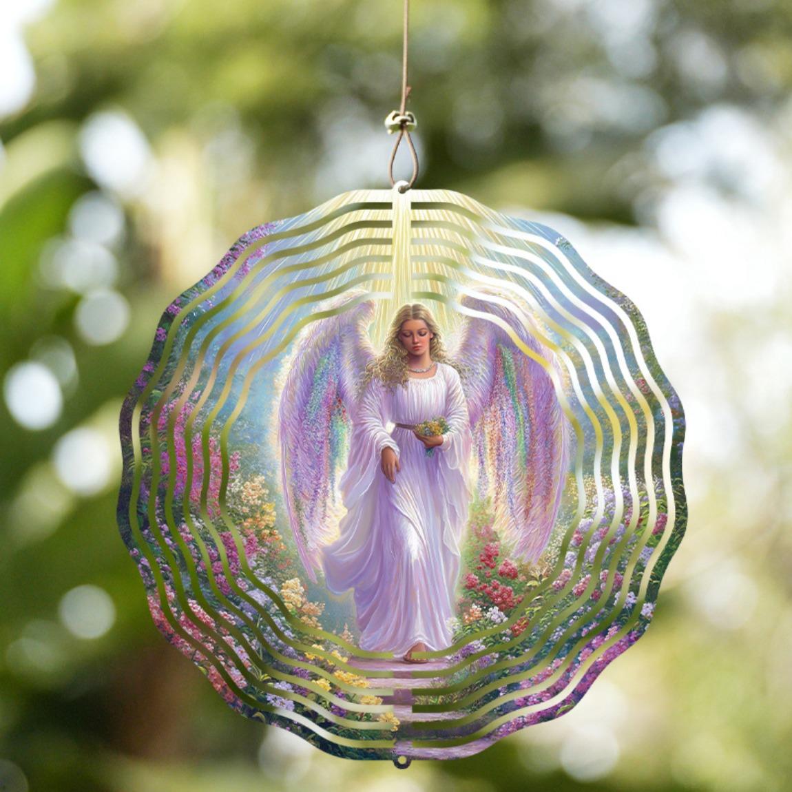 Floral Metal Wind Spinner - Outdoor Garden Decor with Vibrant Rotating Bells, Wind-Powered Kinetic Art for Halloween & Thanksgiving 01A
Floral Metal Wind Spinner - Outdoor Garden Decor with Vibrant Rotating Bells, Wind-Powered Kinetic Art for Halloween & Thanksgiving 01A