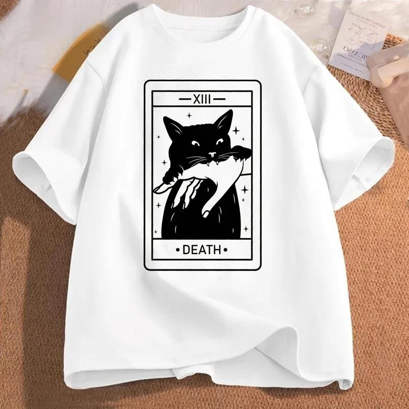 Cat Enthusiast Womens Short Sleeved Fun Cat Printed Tshirt Loose Plus Round Neck Cute Home Outfit 4XL
Cat Enthusiast Womens Short Sleeved Fun Cat Printed Tshirt Loose Plus Round Neck Cute Home Outfit 4XL