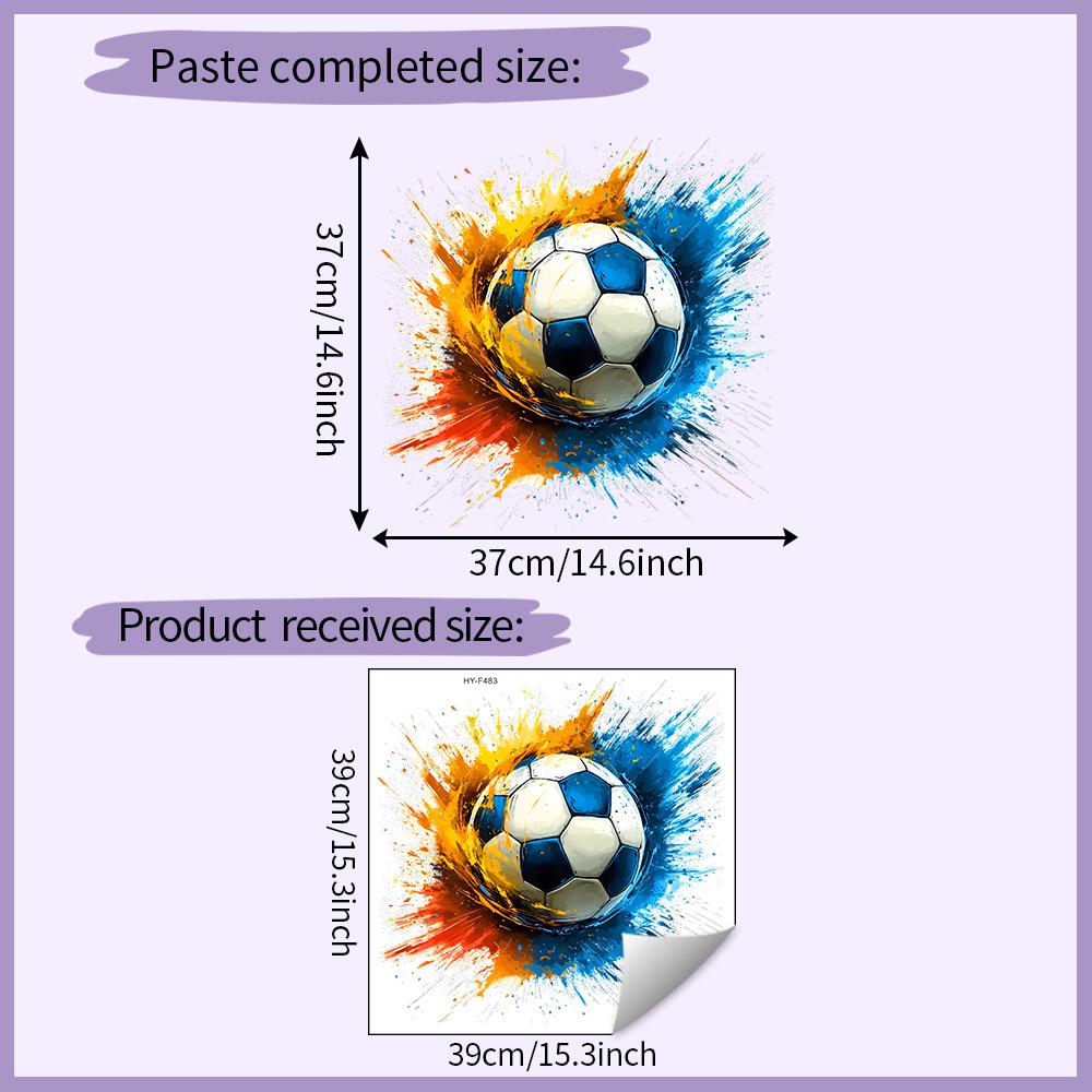 Self Adhesive World Cup Football Colorful Paint Splash Wall Stickers Peel and Stick Removable Waterproof 39x39CM різнокольоровий
Self Adhesive World Cup Football Colorful Paint Splash Wall Stickers Peel and Stick Removable Waterproof 39x39CM різнокольоровий