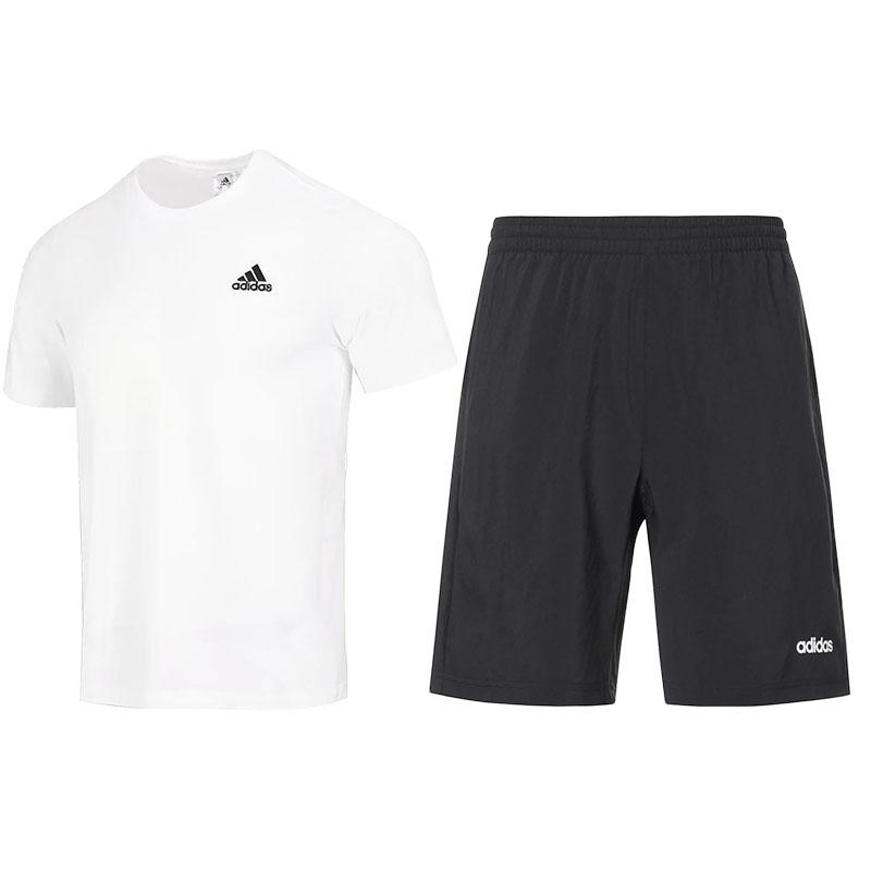 Adidas Comfortable Versatile Breathable Short Sleeve Simple Shorts Casual Sports Suit Unisex Activewear IC9286+DW9568 M
Adidas Comfortable Versatile Breathable Short Sleeve Simple Shorts Casual Sports Suit Unisex Activewear IC9286+DW9568 M