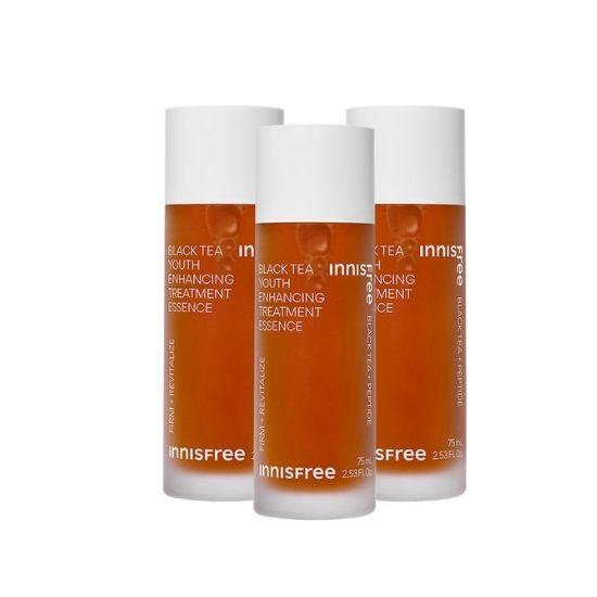 Innisfree Black Tea Youth Enhancing Treatment Essence Anti-Aging & Hydrating 75ml × 3
Innisfree Black Tea Youth Enhancing Treatment Essence Anti-Aging & Hydrating 75ml × 3