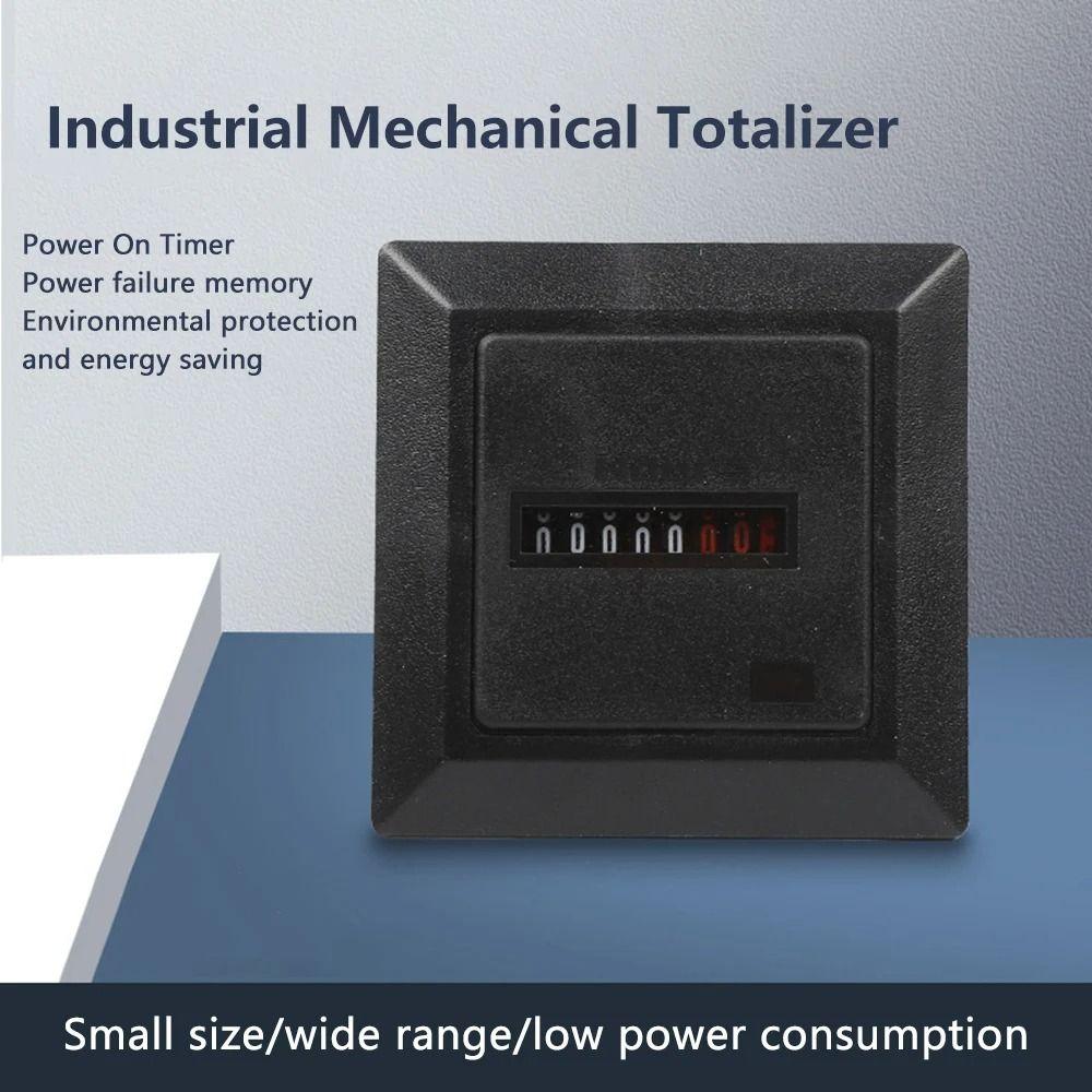 1Pcs Industrial Standard Digital Timer 0-99999.9 Hour Meter Hourmeter Gauge New Hour Meter Black
1Pcs Industrial Standard Digital Timer 0-99999.9 Hour Meter Hourmeter Gauge New Hour Meter Black