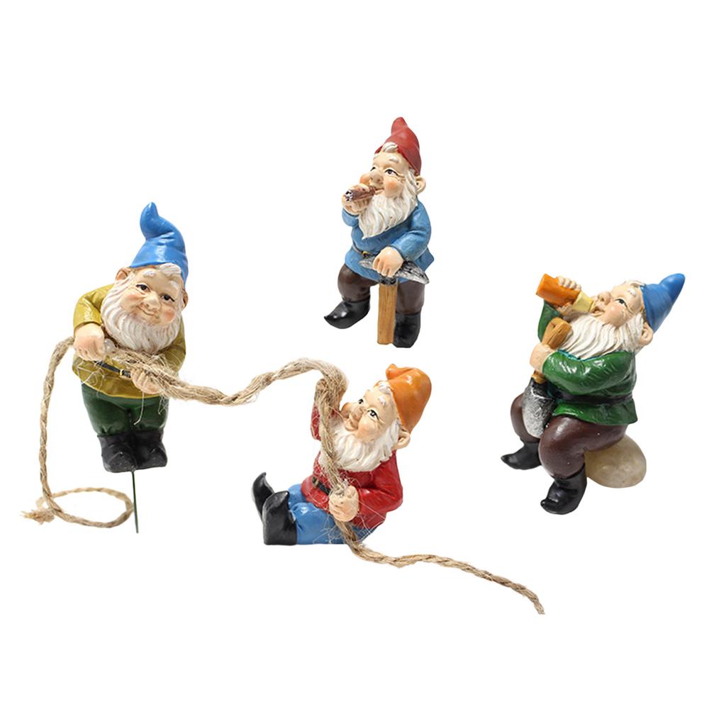 4pcs/set Fairy Garden Drunk Gnomes Miniature Ornaments Set Mini Dwarf Bonfire Statues for Planter Flowerpot Decor Accessories
4pcs/set Fairy Garden Drunk Gnomes Miniature Ornaments Set Mini Dwarf Bonfire Statues for Planter Flowerpot Decor Accessories