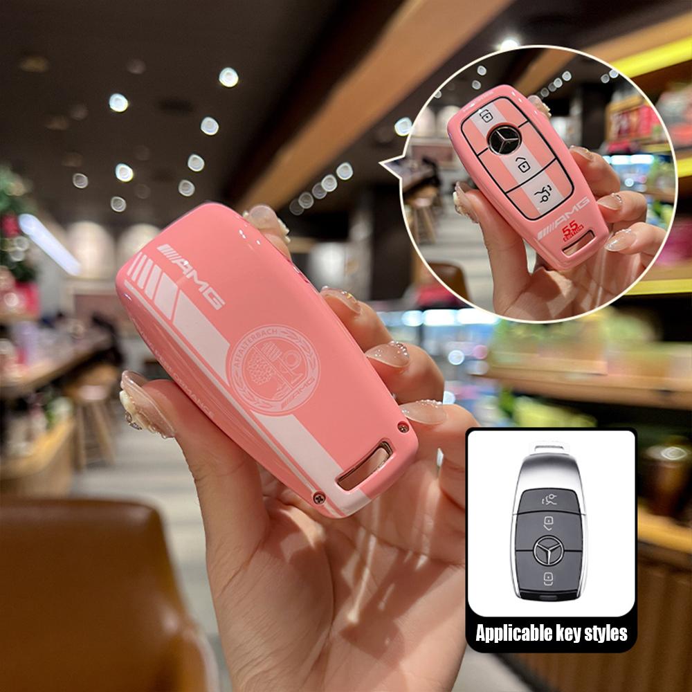 ABS Style Car Key Case Cover Shell For Mercedes Benz A C E S G Class GLC CLE CLA GLB GLS W177 W205 W213 W222 X167 AMG Keychain рожевий
ABS Style Car Key Case Cover Shell For Mercedes Benz A C E S G Class GLC CLE CLA GLB GLS W177 W205 W213 W222 X167 AMG Keychain рожевий