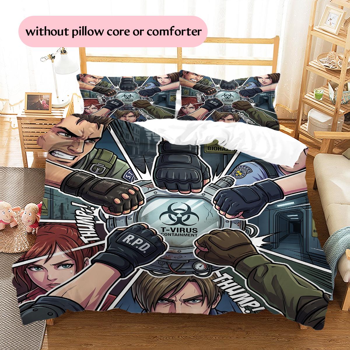 Death Note Elements Pattern Bedding Quilt Set Home Decoration Gift (1 * duvet cover + 2 * pillowcase without core) 135x200cm
Death Note Elements Pattern Bedding Quilt Set Home Decoration Gift (1 * duvet cover + 2 * pillowcase without core) 135x200cm