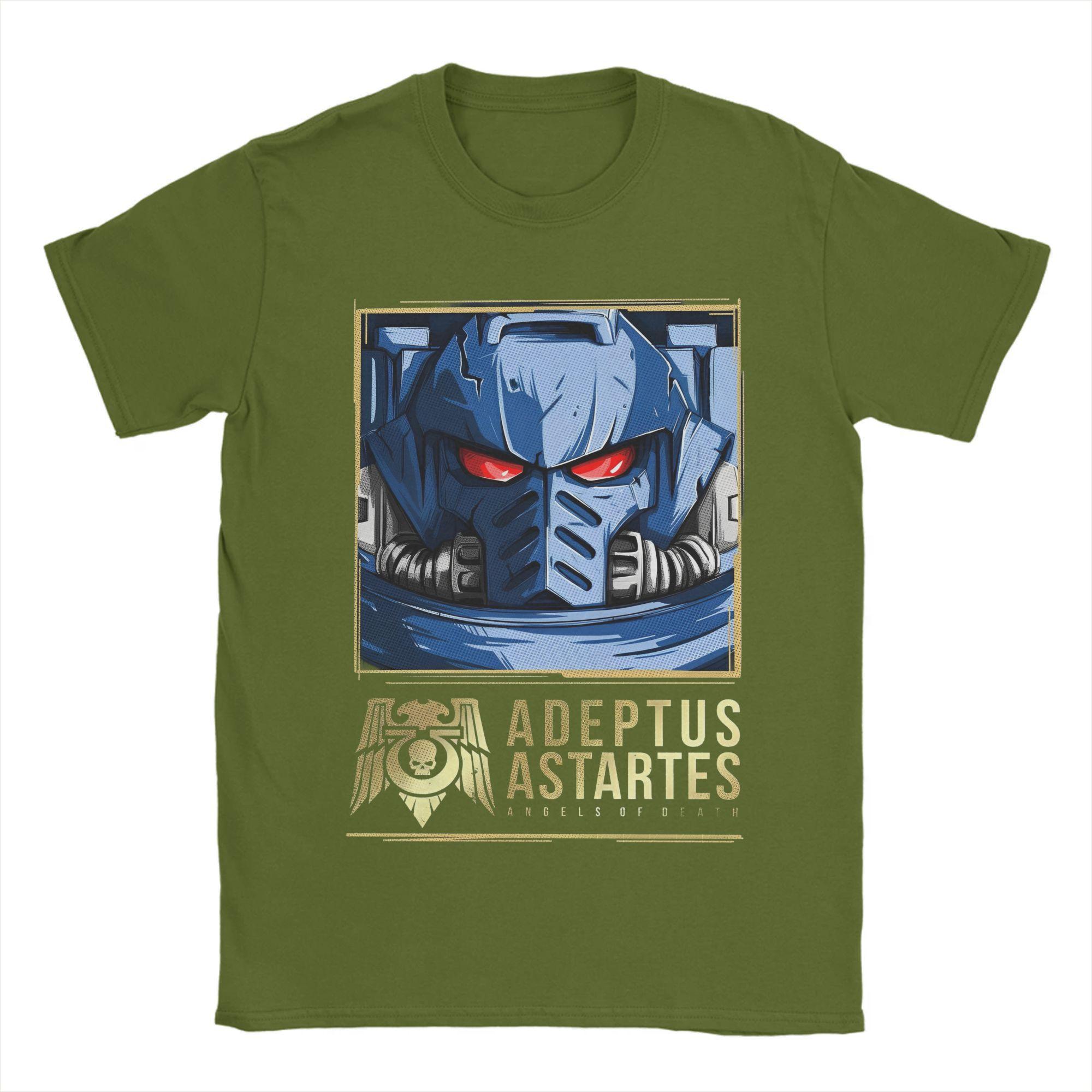 Друкована футболка Adeptus Astartes для чоловіків жінок W-Warhammered Ігрові бавовняні футболки з коротким рукавом XXXXL армія зелений колір
Друкована футболка Adeptus Astartes для чоловіків жінок W-Warhammered Ігрові бавовняні футболки з коротким рукавом XXXXL армія зелений колір
