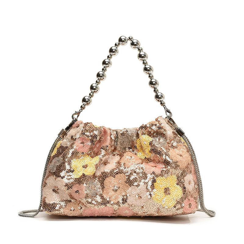 Премиум плиссированная сумка-ведро женская модная сумка-мессенджер с цепочкой, портативная маленькая сумка с блестками
Премиум плиссированная сумка-ведро женская модная сумка-мессенджер с цепочкой, портативная маленькая сумка с блестками