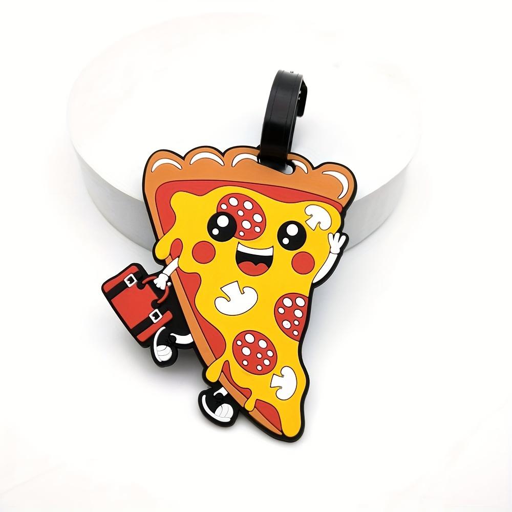 1 шт. Креативный кулон-бирка для багажа в виде пиццы, Дорожные принадлежности, Предметы для сдаваемого багажа в аэропорту, Бирка для защиты от потери, Посадочный талон
1 шт. Креативный кулон-бирка для багажа в виде пиццы, Дорожные принадлежности, Предметы для сдаваемого багажа в аэропорту, Бирка для защиты от потери, Посадочный талон