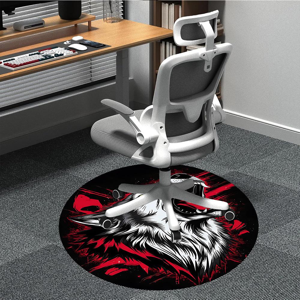 1pc Wolfpack Alpha Office Round Area Rug, Under Office Chairs Bedroom Living Room Home Decor, Room Deco 80cm
1pc Wolfpack Alpha Office Round Area Rug, Under Office Chairs Bedroom Living Room Home Decor, Room Deco 80cm