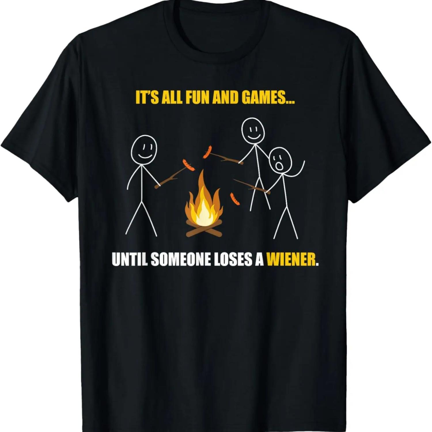Its All Fun and Games Until Someone Loses a Wiener T-Shirt XXXXXL чорний
Its All Fun and Games Until Someone Loses a Wiener T-Shirt XXXXXL чорний