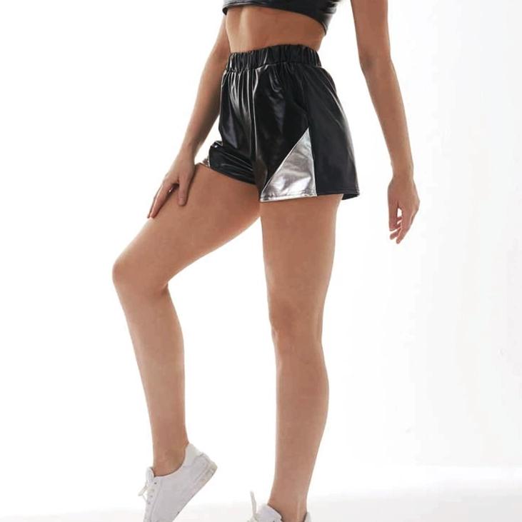 Жіночі металеві шорти Yoga Shiny Sparkly Elastic Hot Outfit короткі штани S чорний
Жіночі металеві шорти Yoga Shiny Sparkly Elastic Hot Outfit короткі штани S чорний