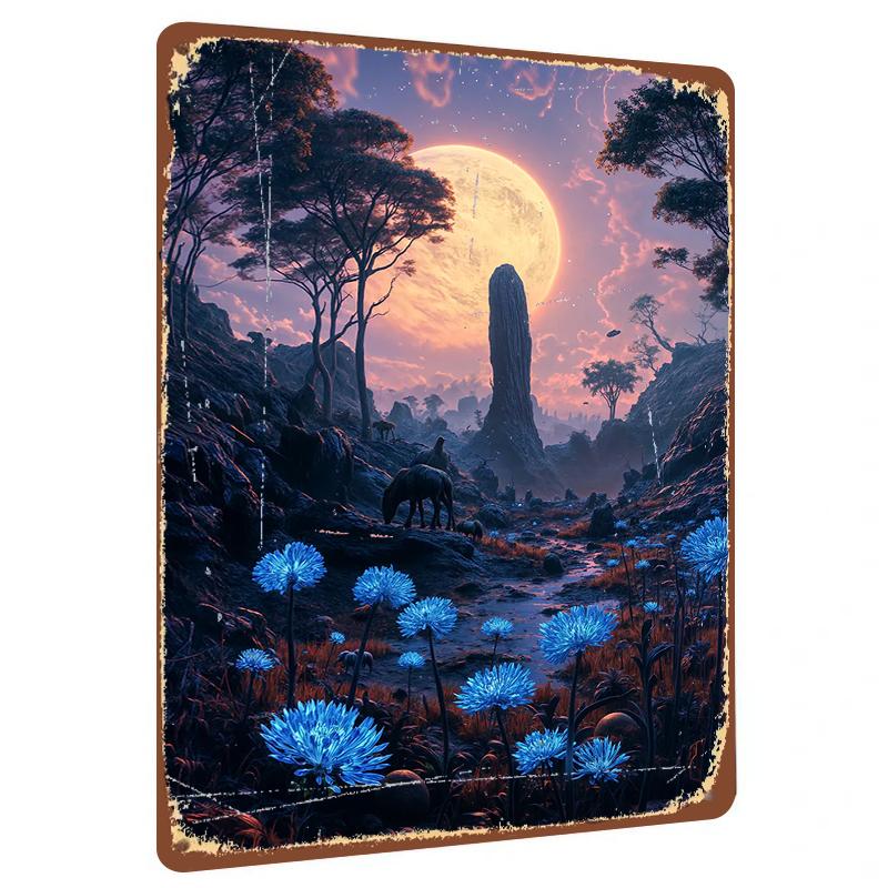 Dreamy Planet Valley Glowing Blue Flower Landscape Metal Tin Sign Home Decor Wall Art 20x30cm(7.8x11.8inch)
Dreamy Planet Valley Glowing Blue Flower Landscape Metal Tin Sign Home Decor Wall Art 20x30cm(7.8x11.8inch)