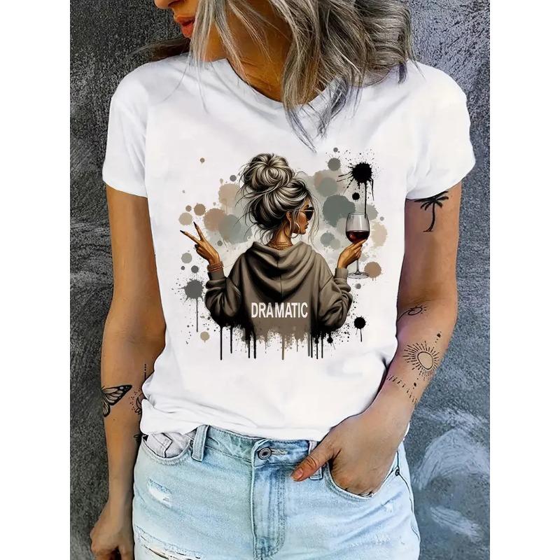 Dramatic Wine Art Print Short Sleeve Printed T Shirt Clothing Women s T-Shirt Harajuku Graphic Clothing Women s Top Tee S
Dramatic Wine Art Print Short Sleeve Printed T Shirt Clothing Women s T-Shirt Harajuku Graphic Clothing Women s Top Tee S