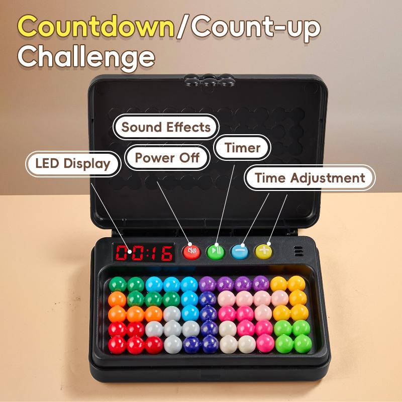 500 Levels IQ Toy, Puzzle Smart Challenge Game With Timer - Logic Thinking Chess, Travel Game, Tabletop Toy, No Batteries
500 Levels IQ Toy, Puzzle Smart Challenge Game With Timer - Logic Thinking Chess, Travel Game, Tabletop Toy, No Batteries