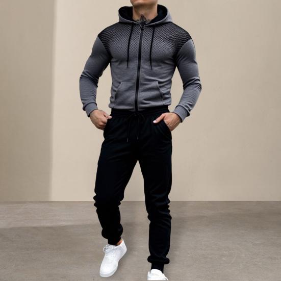 2Pcs/Set Men Sports Suit Drawstring Hooded Waist Trousers Set Fitness Sleeve Tops Elastic Outfit Exercise M білий
2Pcs/Set Men Sports Suit Drawstring Hooded Waist Trousers Set Fitness Sleeve Tops Elastic Outfit Exercise M білий