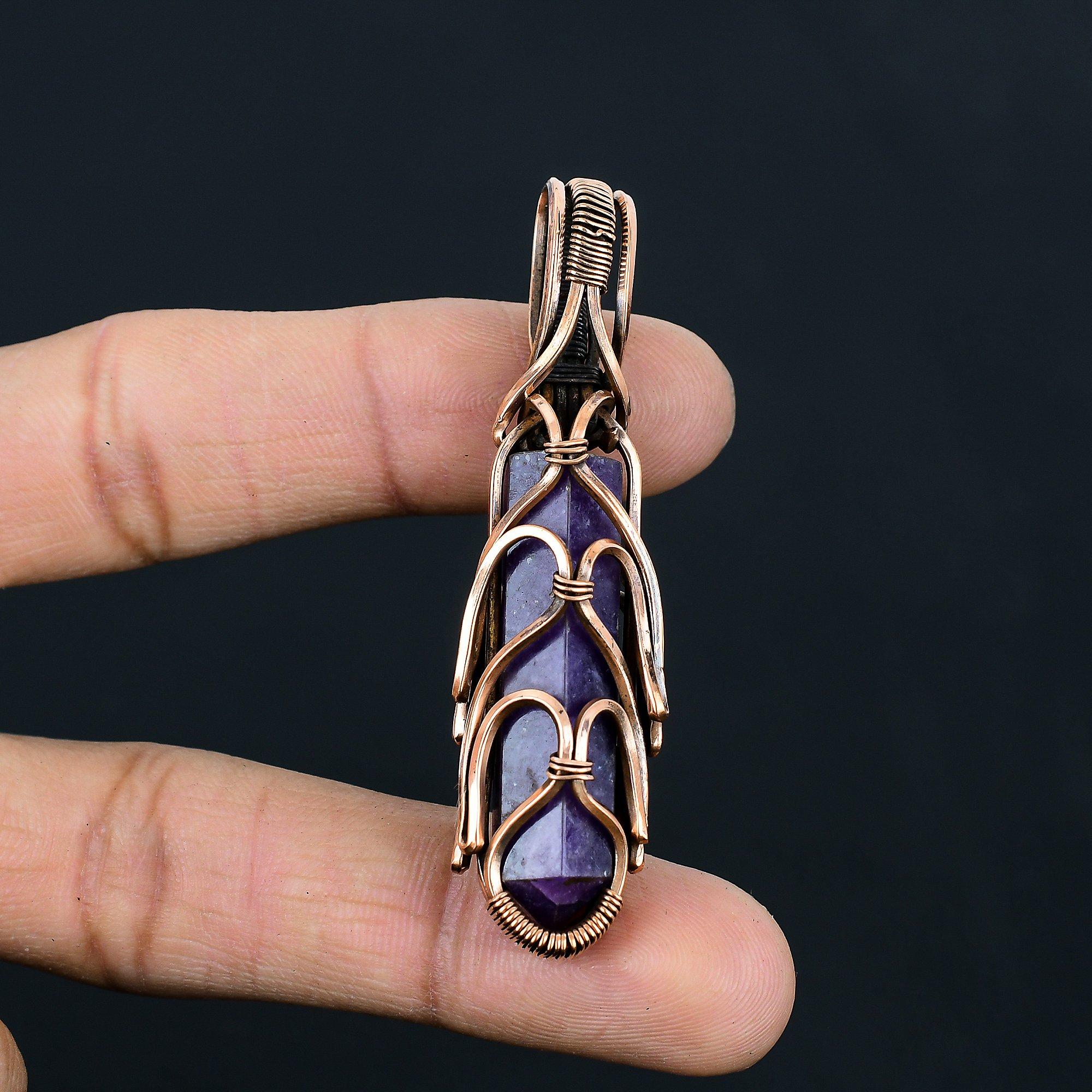 Замечательный лепидолит, драгоценный камень, кулон ручной работы из чистой медной проволоки, свадебные украшения, подвеска 2.56 Inches синий
Замечательный лепидолит, драгоценный камень, кулон ручной работы из чистой медной проволоки, свадебные украшения, подвеска 2.56 Inches синий