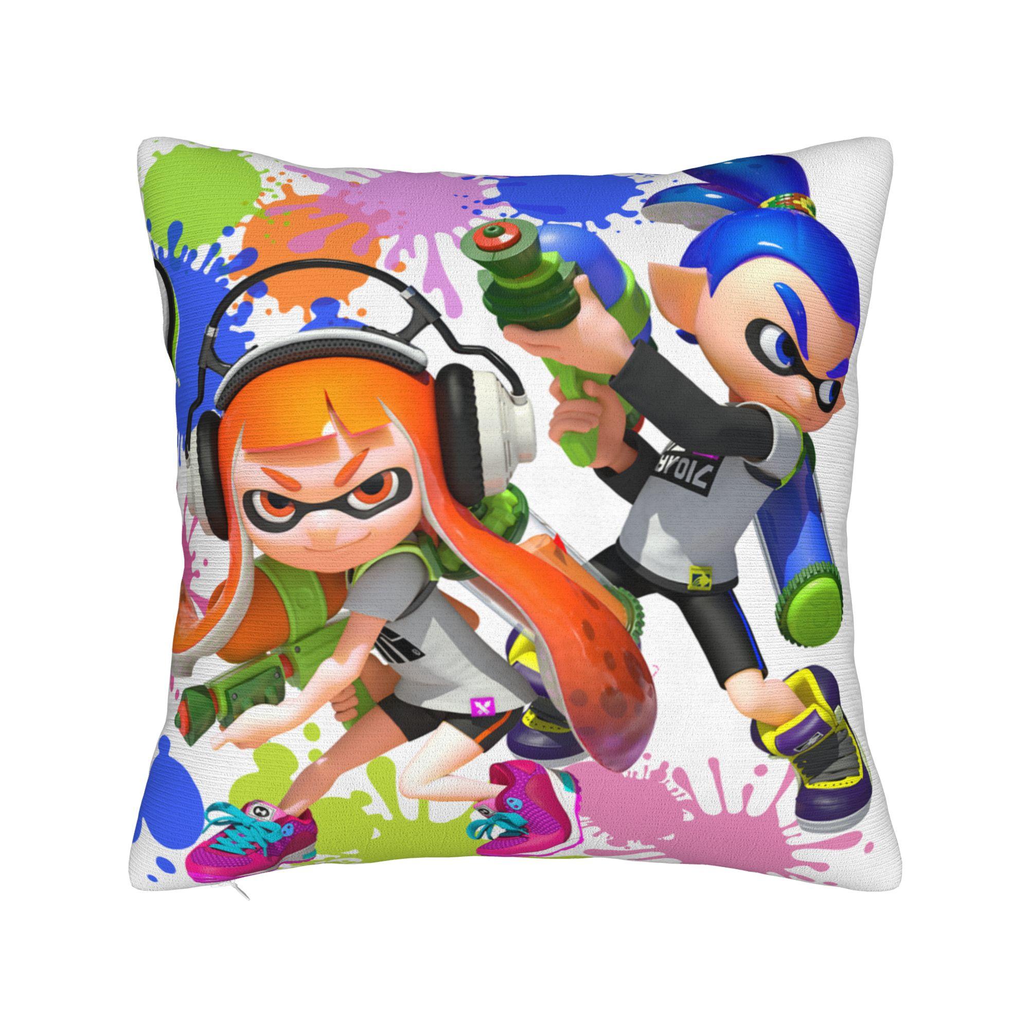 New Game Splatoon 3 Square Pillow Cases Cartoon Video Cushion Cover Funny Polyester Decor Pillowcover for Sofa 40x40cm 12x12Inch
New Game Splatoon 3 Square Pillow Cases Cartoon Video Cushion Cover Funny Polyester Decor Pillowcover for Sofa 40x40cm 12x12Inch