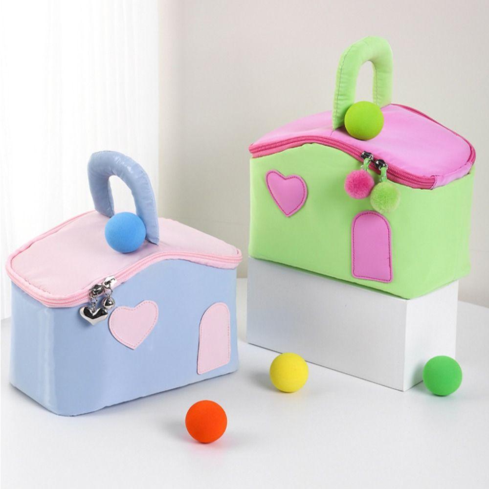 Large Capacity Cosmetic Storage Bags House Shape Travel Wash Handbag Sundries Organizer Women зелений
Large Capacity Cosmetic Storage Bags House Shape Travel Wash Handbag Sundries Organizer Women зелений