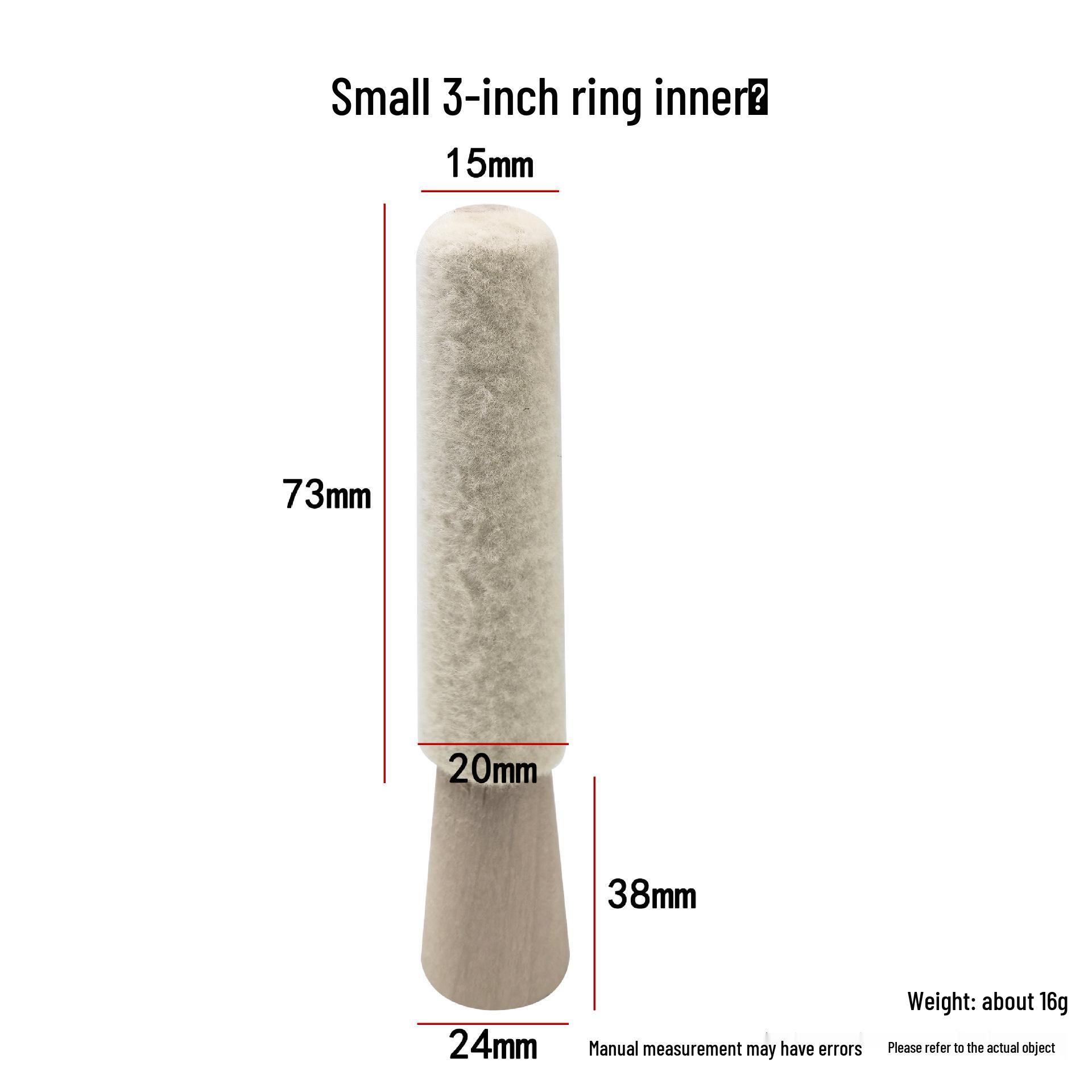 Dual-Use Ring & Bracelet Polishing Stick with Wool Cloth Flocking for Inner Hole and Mirror Finish.
Dual-Use Ring & Bracelet Polishing Stick with Wool Cloth Flocking for Inner Hole and Mirror Finish.