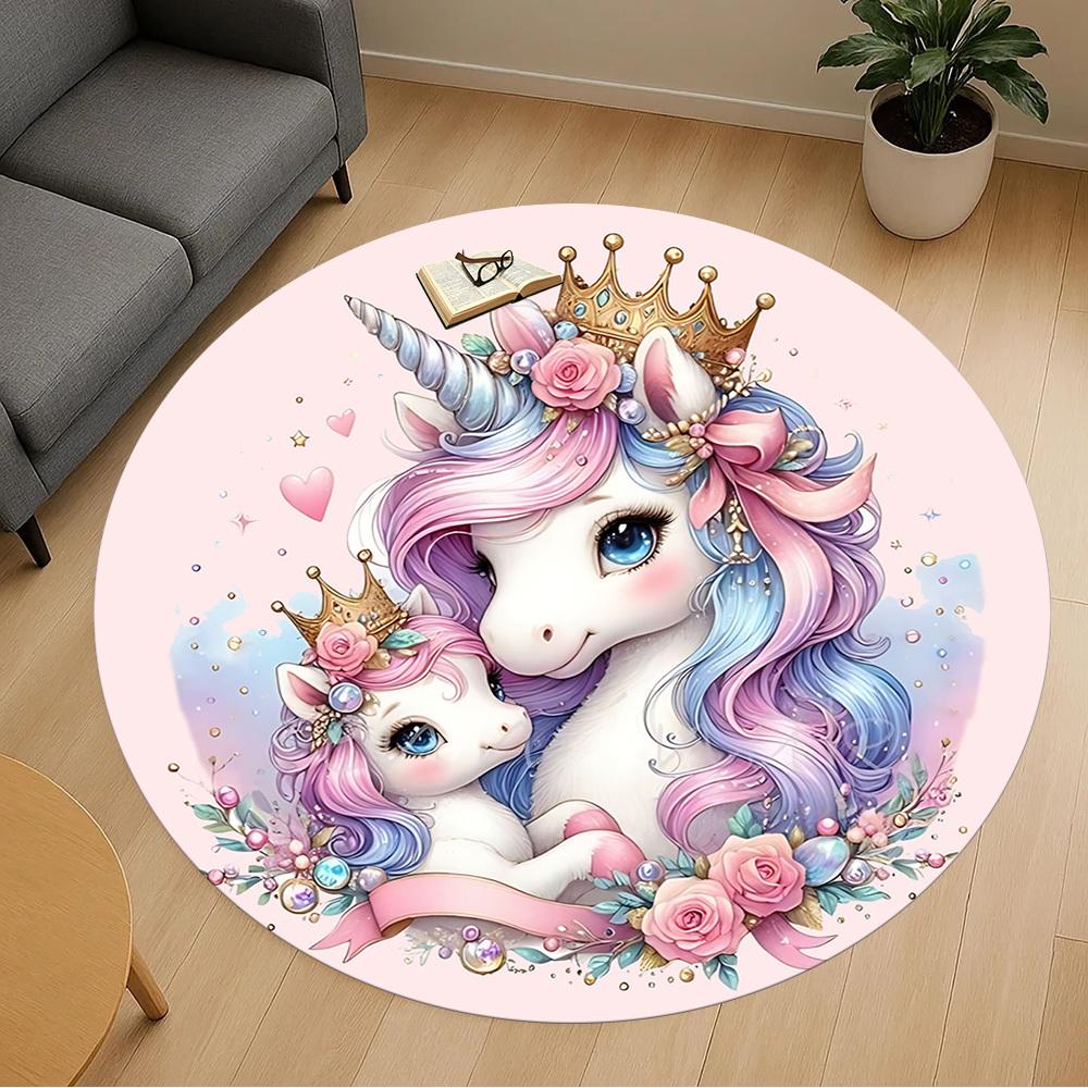 1pc Unicorn, Princess Round Chair mat Area Rug - Non-Slip, Floor Mat for Office, Bedroom, and Indoor Decor c1125032 80cm by 80cm
1pc Unicorn, Princess Round Chair mat Area Rug - Non-Slip, Floor Mat for Office, Bedroom, and Indoor Decor c1125032 80cm by 80cm