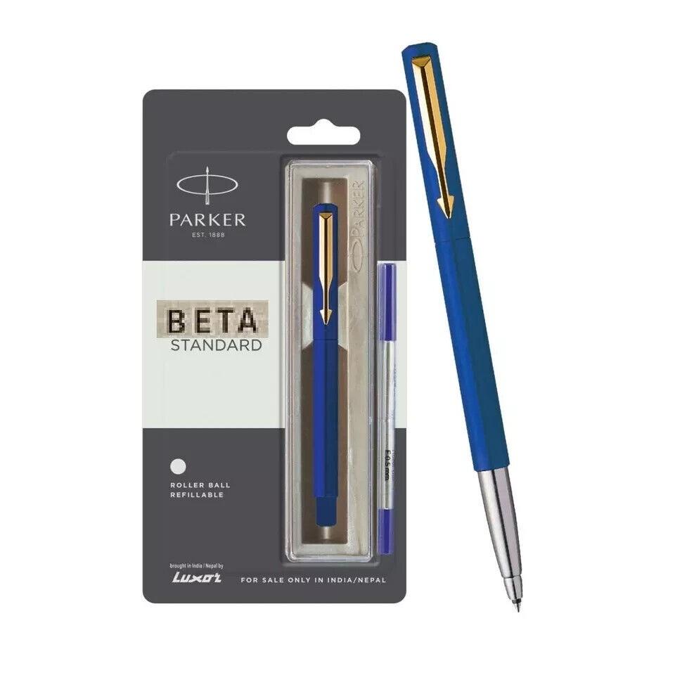 Parker Beta Standar Roller Blue Ball Pen Refillable SM162
Parker Beta Standar Roller Blue Ball Pen Refillable SM162