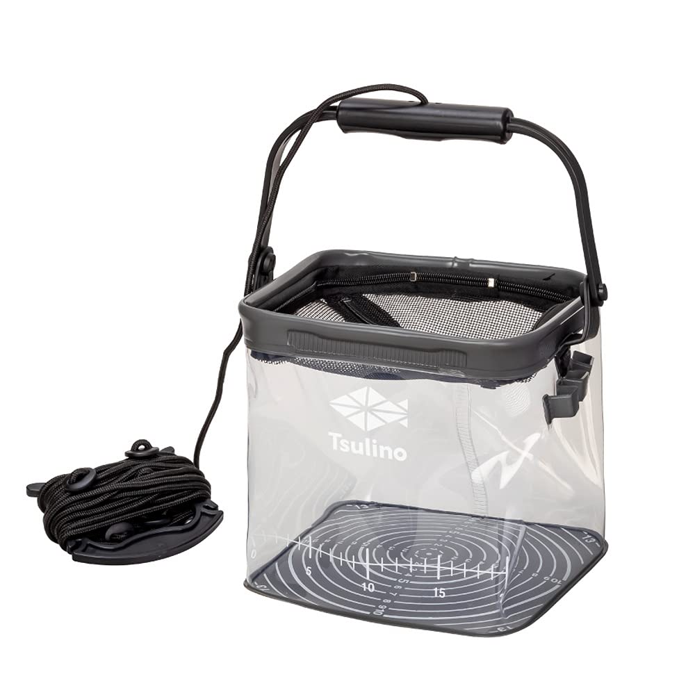 Tsulino See-Through Memory Bucket for Fishing, Cool Gray, 21cm
Tsulino See-Through Memory Bucket for Fishing, Cool Gray, 21cm