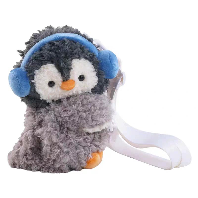 Women New plush cute headphones penguin backpacks girl crossbody bags children cartoon schoolbags
Women New plush cute headphones penguin backpacks girl crossbody bags children cartoon schoolbags