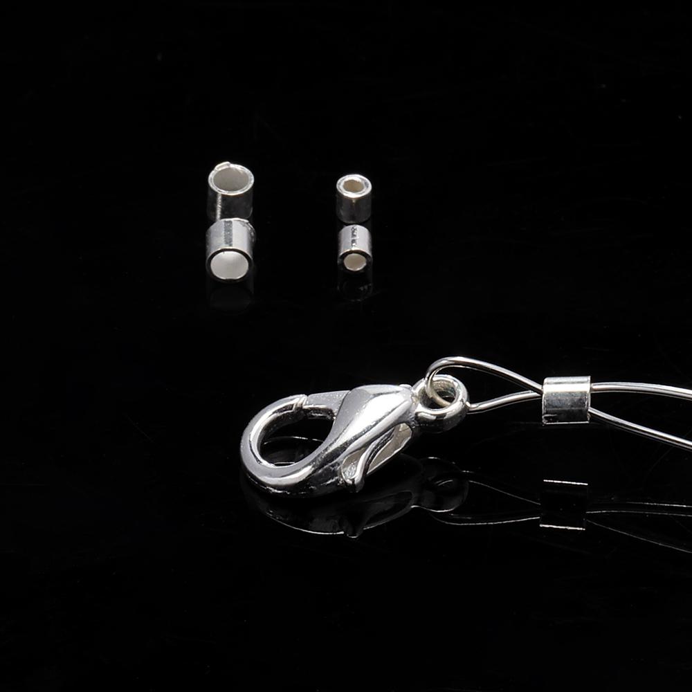 20pcs 925 Sterling Silver Crimp End Beads 1.5mm 2mm 2.5mm Crimps Silver End Beads for DIY Bracelet Jewelry Making Findings 1.5x1.5mm 20PCS
20pcs 925 Sterling Silver Crimp End Beads 1.5mm 2mm 2.5mm Crimps Silver End Beads for DIY Bracelet Jewelry Making Findings 1.5x1.5mm 20PCS