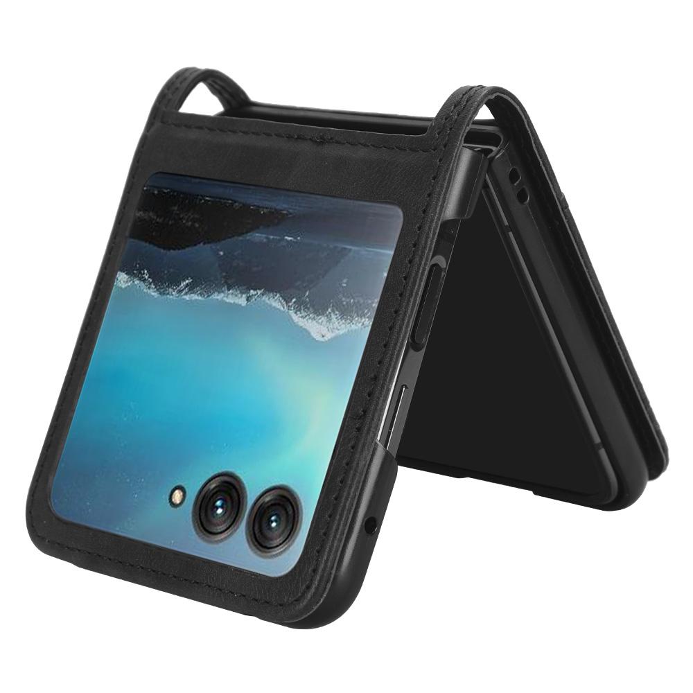 For Motorola Razr 40 Ultra 5G PU Leather Hard PC Vintage Case Card Slot Anti-Drop Phone Cover Black
For Motorola Razr 40 Ultra 5G PU Leather Hard PC Vintage Case Card Slot Anti-Drop Phone Cover Black