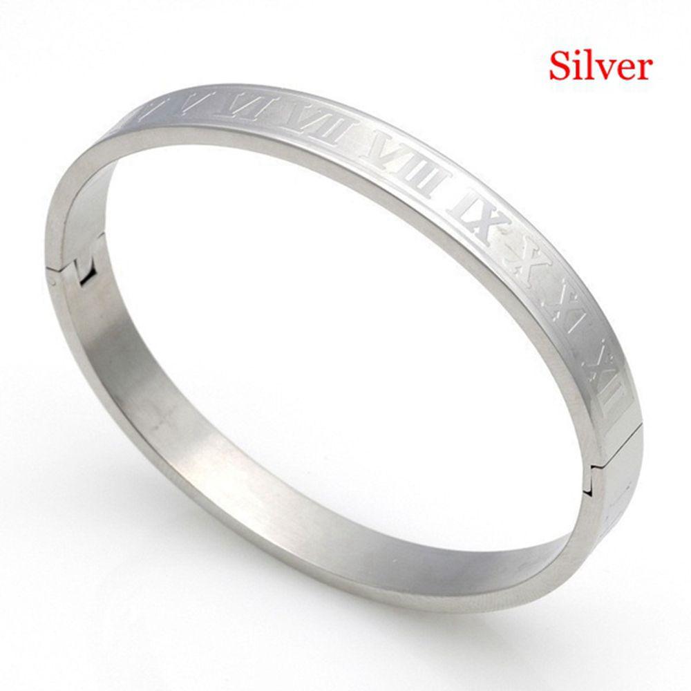 Золотой/серебряный/черный/золотой панк-браслет из титановой стали с королевскими римскими цифрами для мужчин серебряный
Золотой/серебряный/черный/золотой панк-браслет из титановой стали с королевскими римскими цифрами для мужчин серебряный